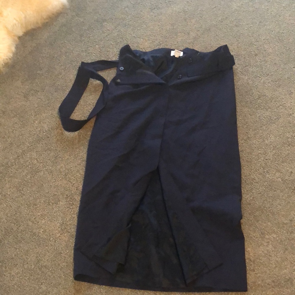 LOFT Navy Skirt Set